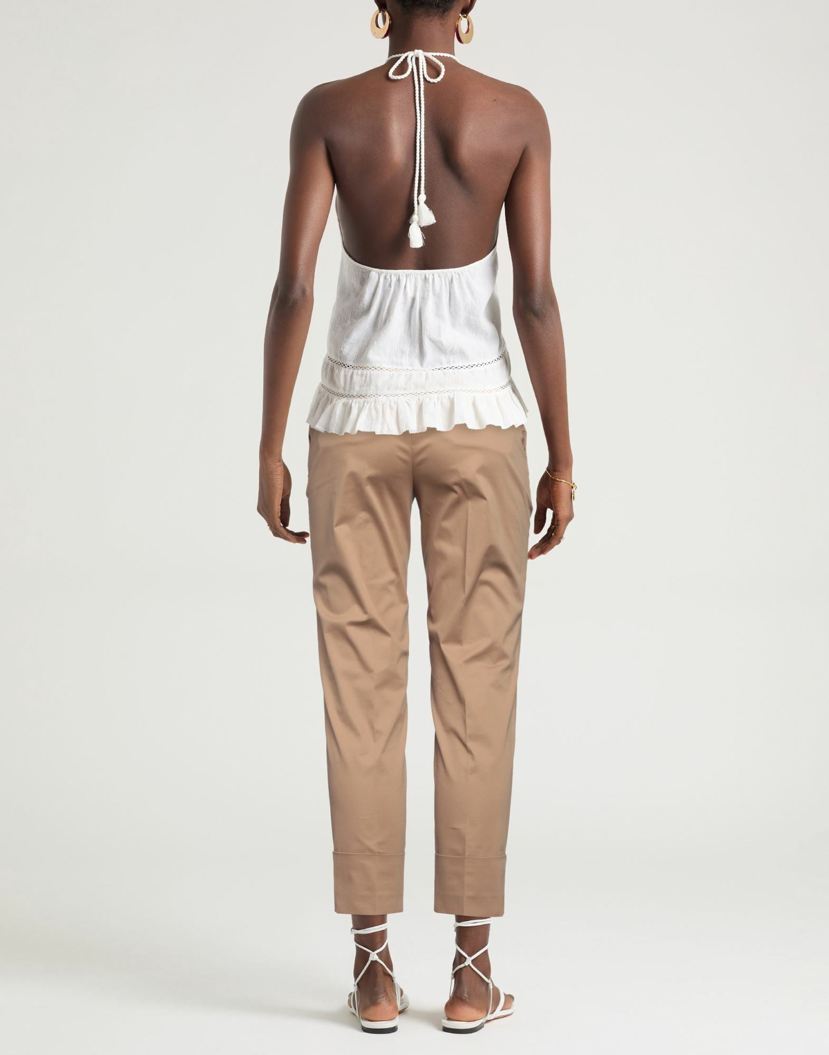 Peserico Womens Pants Light brown