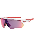 Oakley Radar EV Path Sunglasses in White/Prizm Road