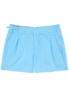 Gusari The London Printed Shell Swim Shorts Blue