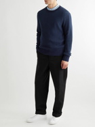 Club Monaco - Sunset Open-Knit Cotton-Blend Sweater - Blue
