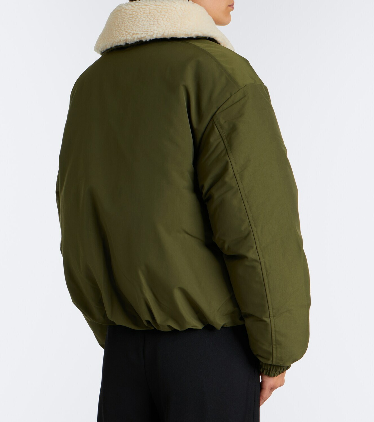 Polo Ralph Lauren Teddy-trimmed technical down jacket