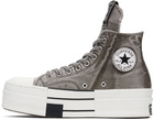 Rick Owens DRKSHDW Gray Converse Edition DBL Drkstar Sneakers