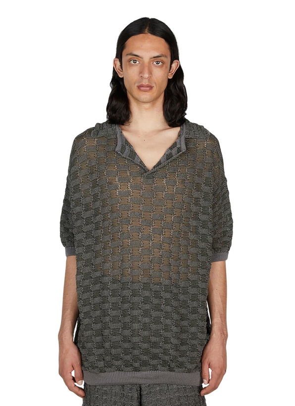Photo: Isa Boulder Basket Weave Polo Shirt