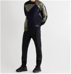 Sacai - Hank Willis Thomas Logo-Appliquéd Patchwork Shell and Cotton-Jersey Sweatshirt - Multi