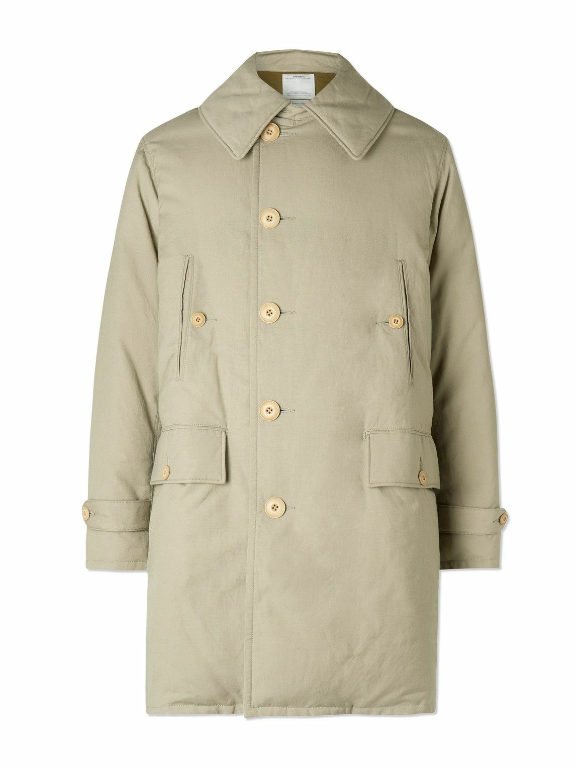 Visvim Green Patterson Overcoat Visvim