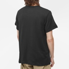 Nanamica Men's Loopwheel Coolmax T-Shirt in Black