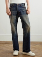 CELINE - Wesley Straight-Leg Distressed Jeans - Blue