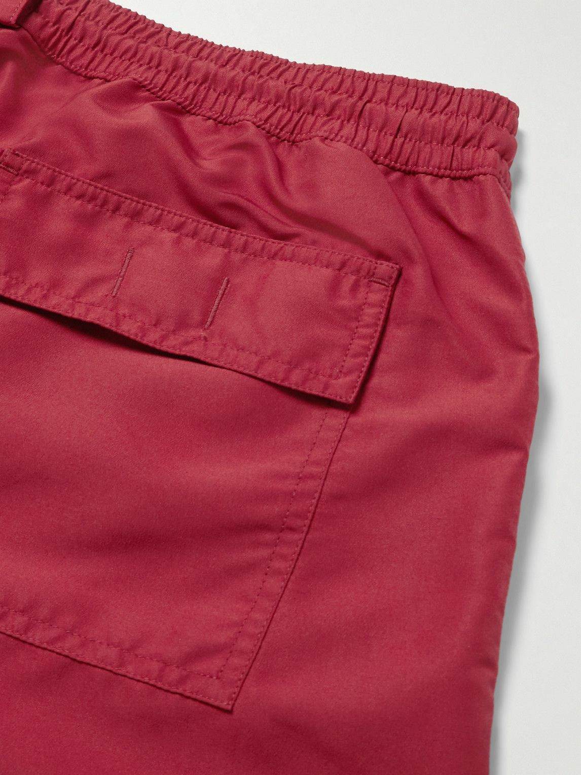 Loro Piana - Bay Straight-Leg Mid-Length Swim Shorts - Red