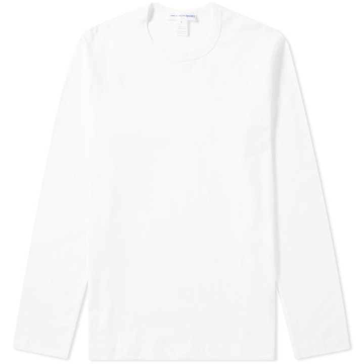 Photo: Comme des Garcons SHIRT Long Sleeve Classic Tee White