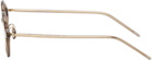 YUICHI TOYAMA. Taupe Janome Glasses
