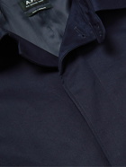 A.P.C. - Cotton-Gabardine Trench Coat - Blue
