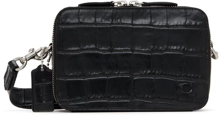 Photo: Coach 1941 Black Charter Crossbody 91 Bag