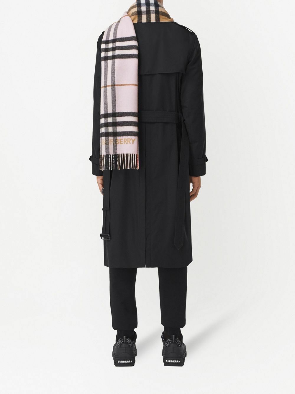 BURBERRY Giant Check Cashmere Scarf Burberry
