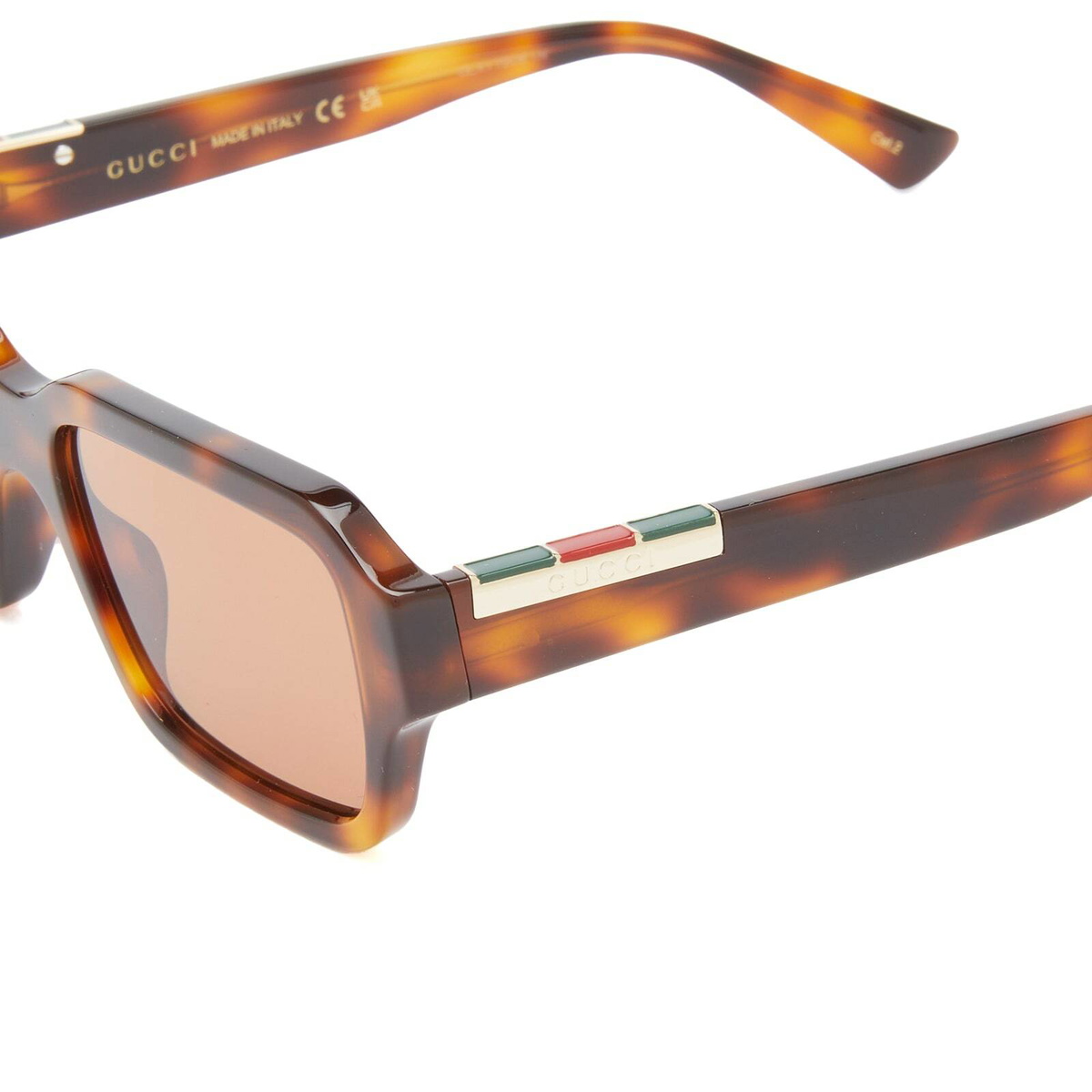NEW Gucci GG1787S Havana Brown Mask Unisex Sunglasses Gucci Men main image 4