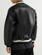 Beams Plus - Appliquéd Leather Blouson Jacket - Black