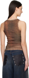 Praying Brown Cheetah Tank Top