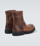 Acne Studios Leather biker boots