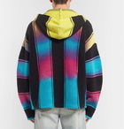 AMIRI - Striped Cotton-Blend Hoodie - Men - Multi