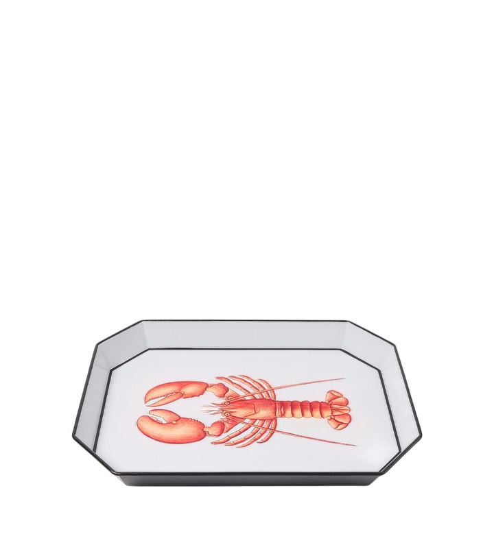 Photo: Les-Ottomans Lacquered metal decorative tray