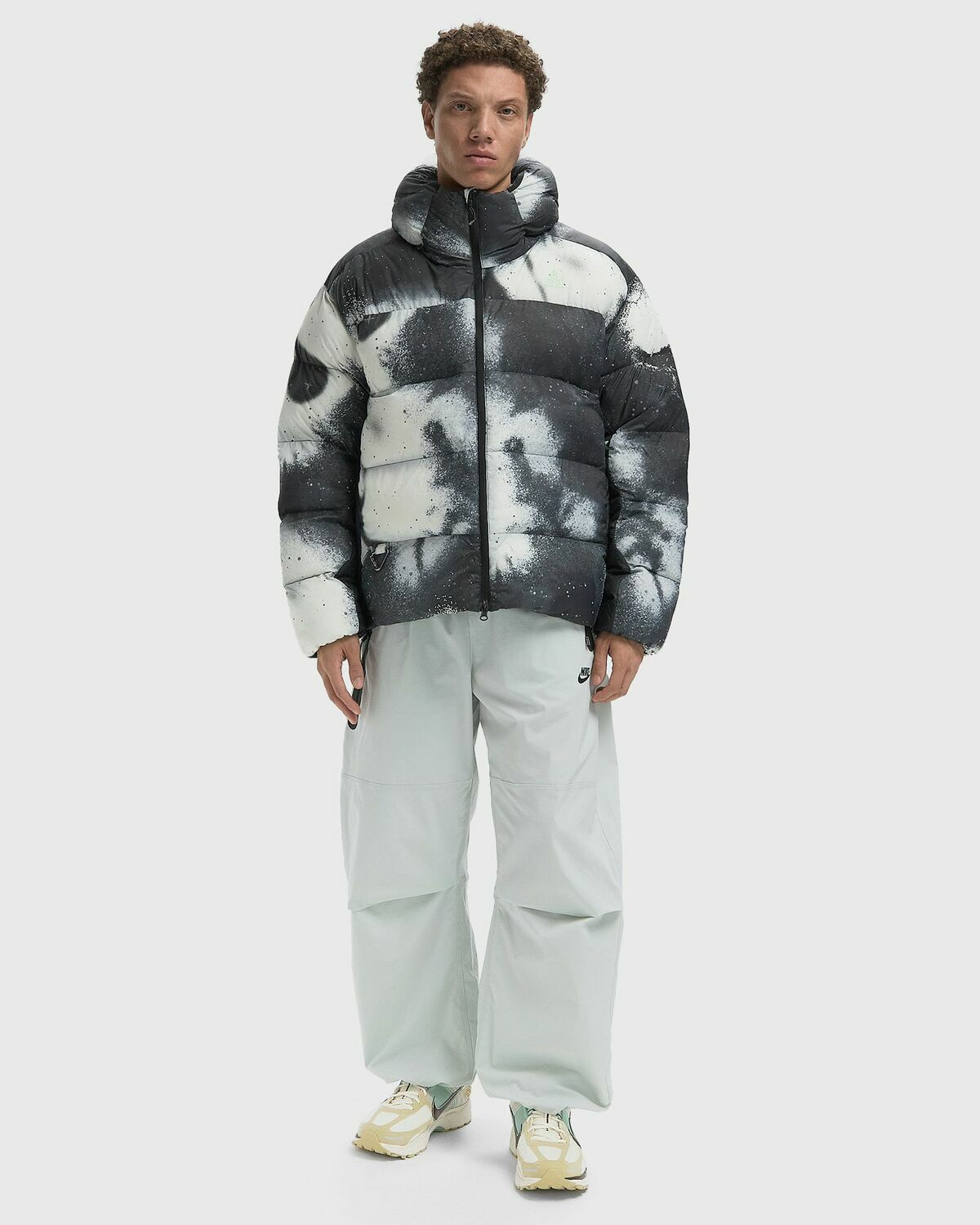 Nike ACG TFADV LUNAR LAKE Jacket AOP Black Mens Down & Puffer Jacket