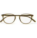 Garrett Leight California Optical - Kinney D-Frame Acetate Optical Glasses - Green
