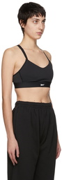 Reebok Classics Black Lux Strappy Sports Bra