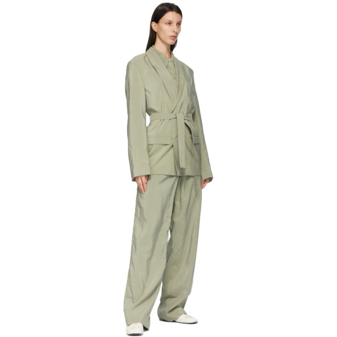 Lemaire Green Twisted Shirt Lemaire