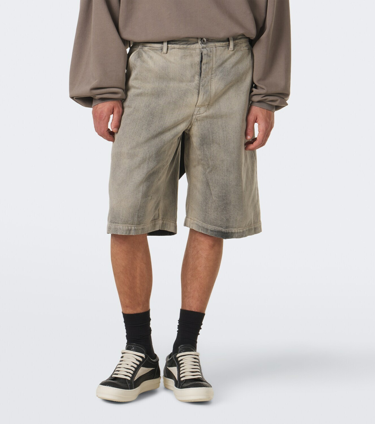 Rick Owens DRKSHDW Work denim shorts