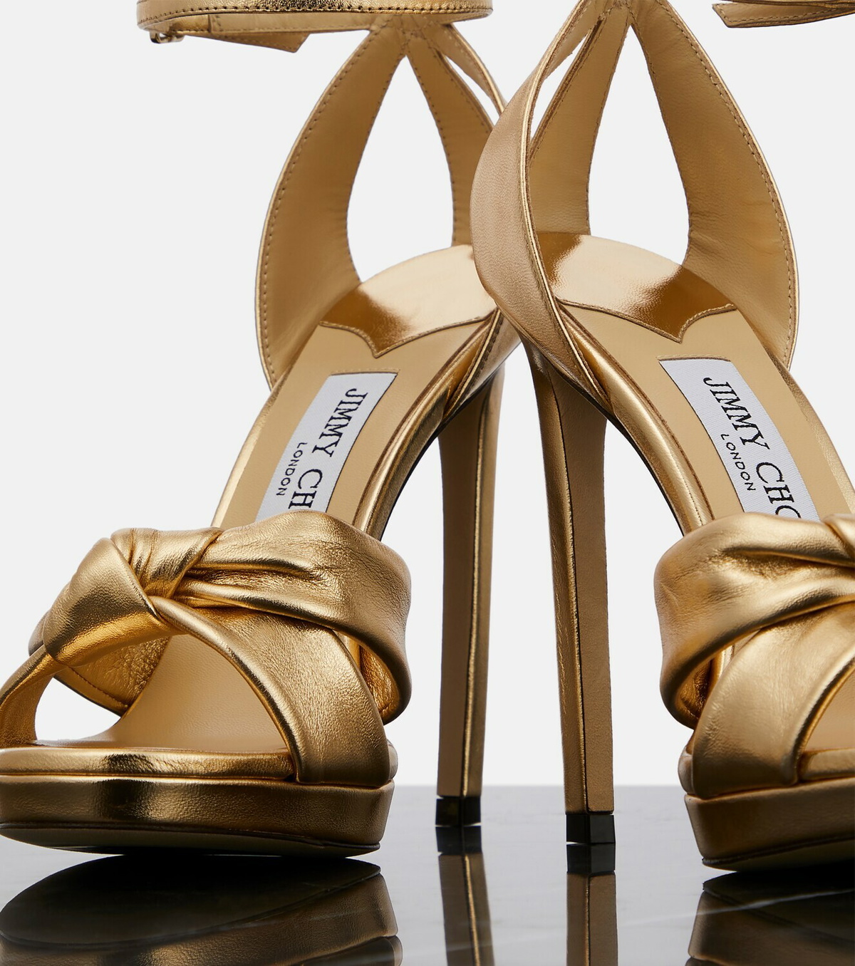 【23AW NEW】Jimmy Choo_women / Rosie 120 サテン サンダル JIMMY CHOO Rosie 120 satin sandals | NET-A-PORTER