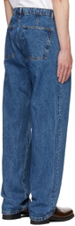 Róhe Blue Tapered Leg Jeans