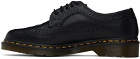 Dr. Martens Black Lost Archives 3989 Yellow Stitch Smooth Leather Brogues