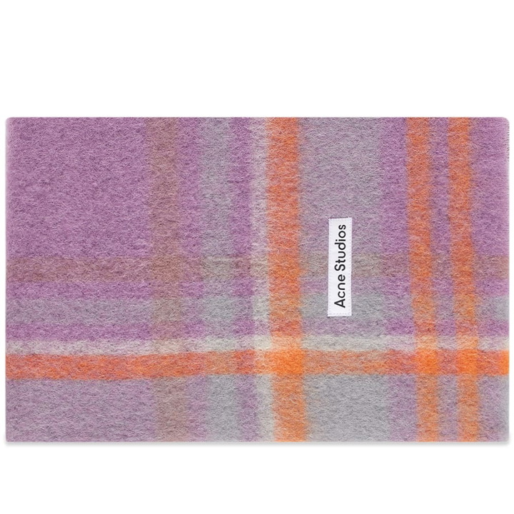 Photo: Acne Studios Vana Mohair Check Scarf