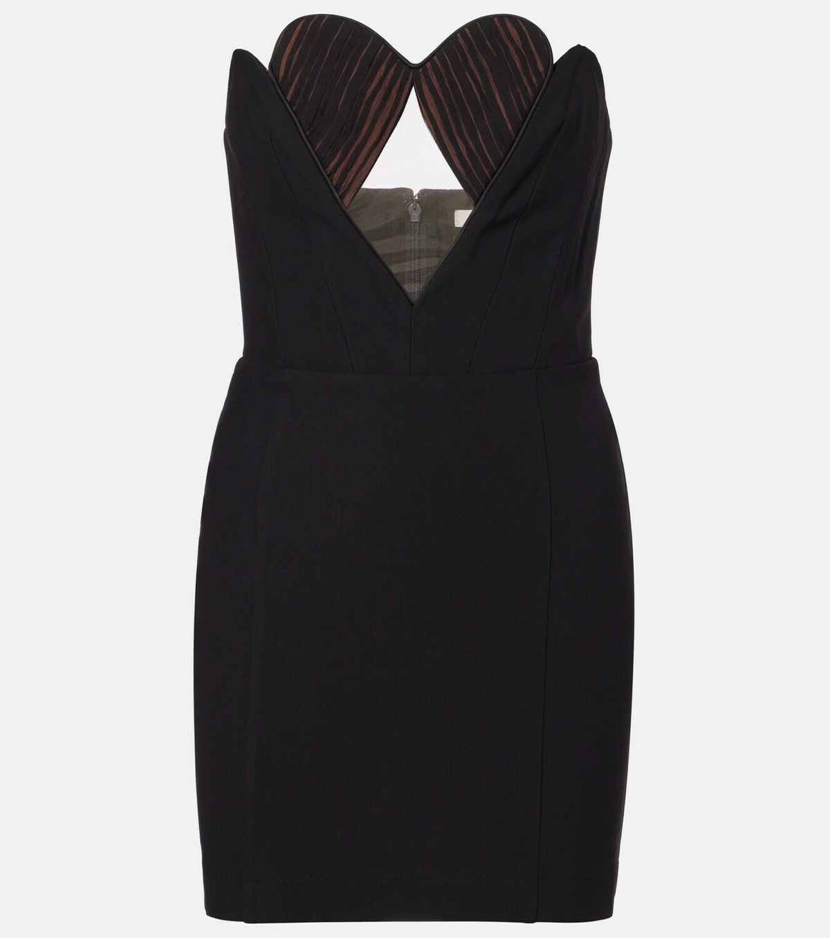 Nensi Dojaka Cutout strapless minidress