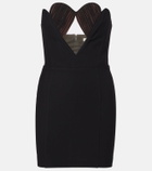 Nensi Dojaka Cutout strapless minidress
