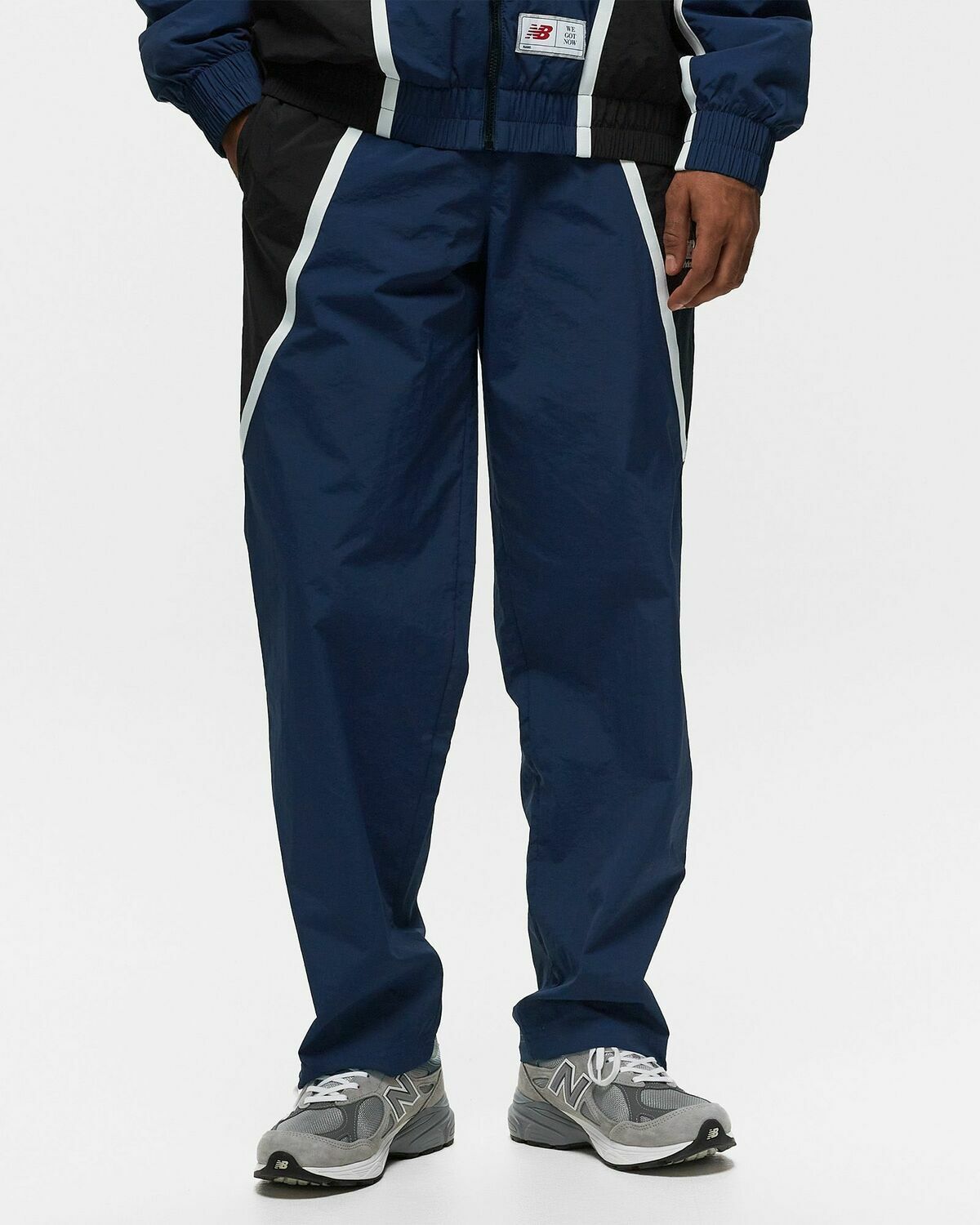 New Balance Hoops Woven Pant Blue Track Pants