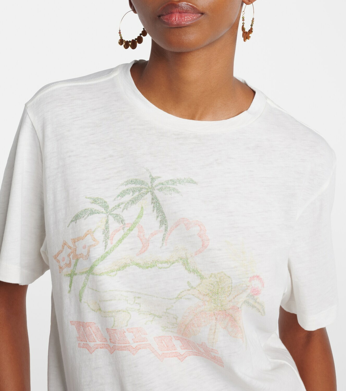 Marant Etoile Zewel printed cotton T-shirt