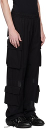 Givenchy Black Paneled Cargo Pants
