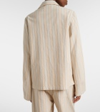 Maison Margiela Striped cotton shirt