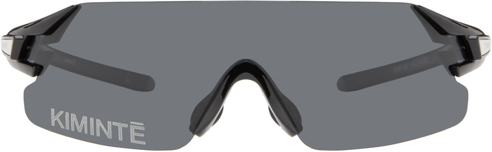 Photo: KIMHĒKIM Black Interchangeable Shield Sunglasses
