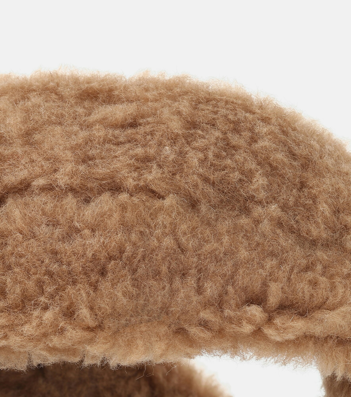 Max Mara - Ovidio camel wool and silk headband Max Mara