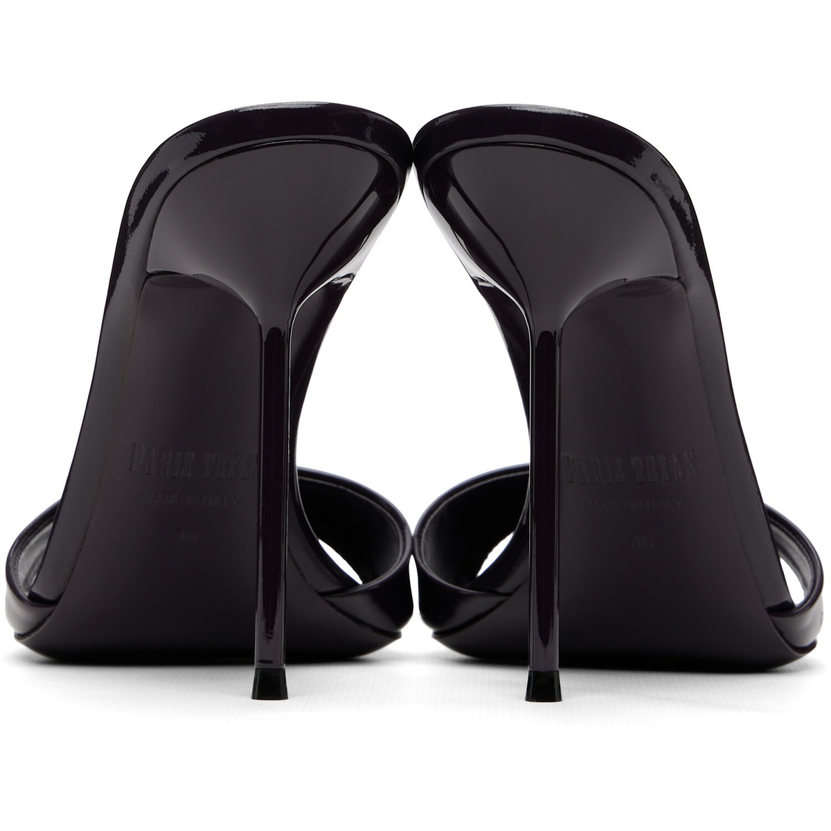 Paris Texas Purple Lidia Mule 105 Heeled Sandals