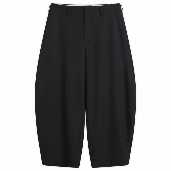 Photo: Comme des Garçons Homme Plus Men's Wide Leg Wool Trouser in Black