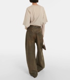 Acne Studios Faded oversized mid-rise wide-leg jeans