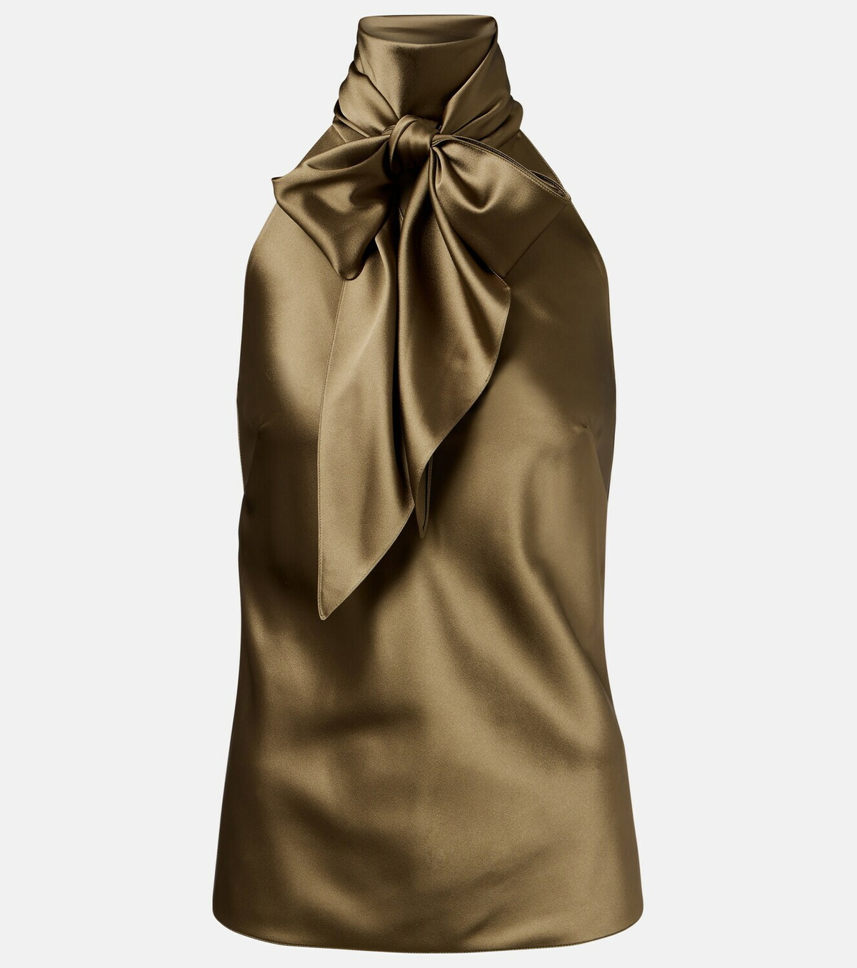 Ralph Lauren Collection Chiltons tie-neck satin top