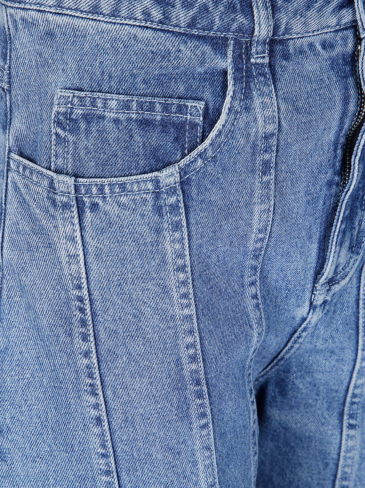 Marques'Almeida Denim Boyfriend Trousers With Seam Lines