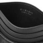 Givenchy Men's Embossed Logo Card Holder in Black