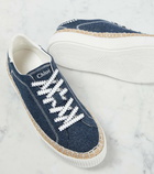 Chloé Telma denim sneakers