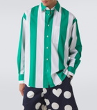 Jacquemus Camargue striped cotton poplin shirt