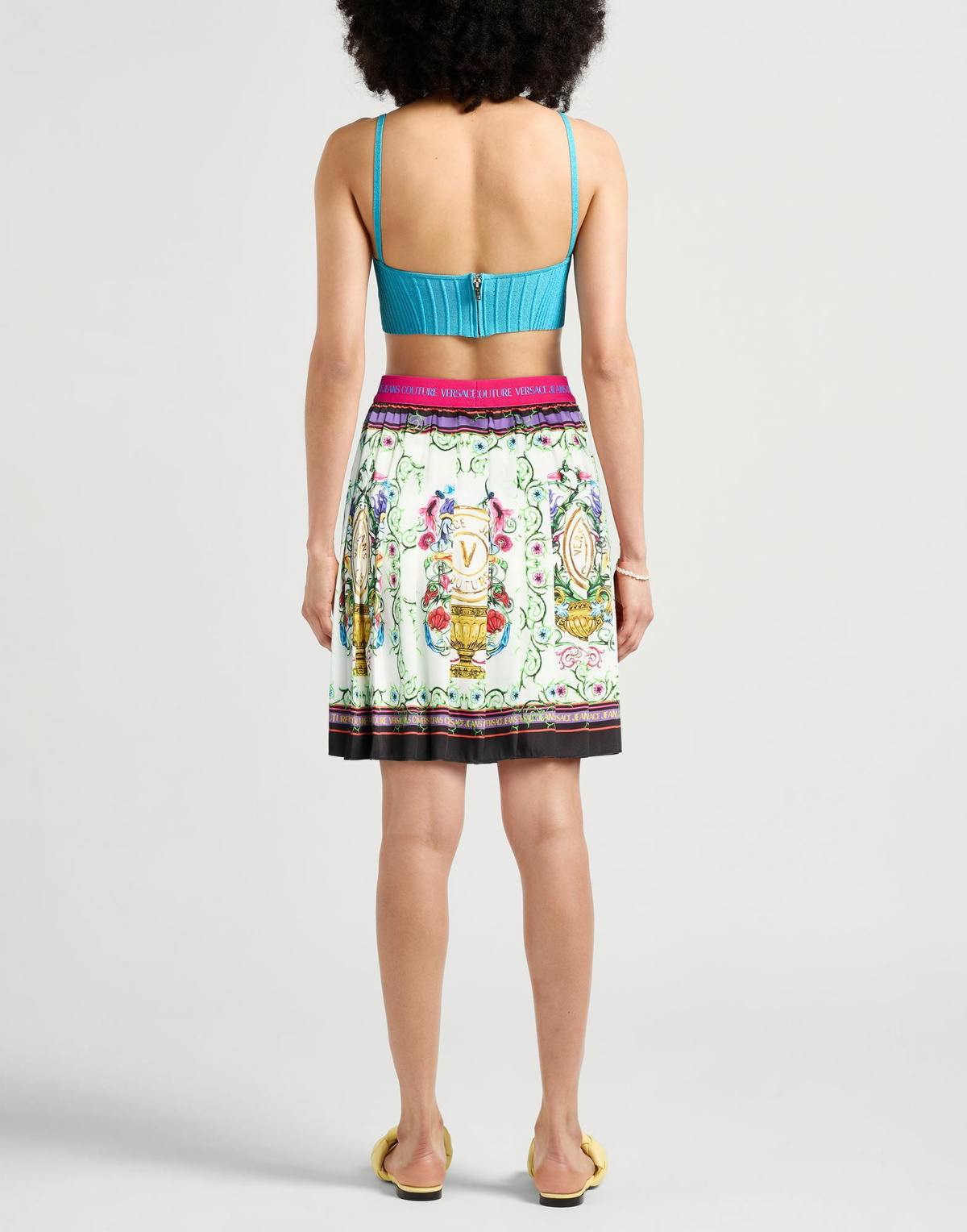Versace Jeans Couture Womens Mini skirt in White