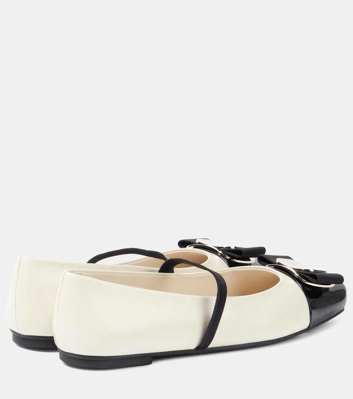 Ferragamo Zina leather ballet flats Salvatore Ferragamo